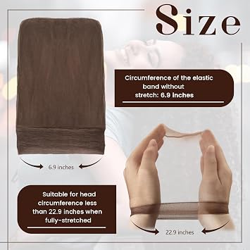 HD Bald Caps for Lace Front Wigs, 36 PCS Non Slip Stocking Cap