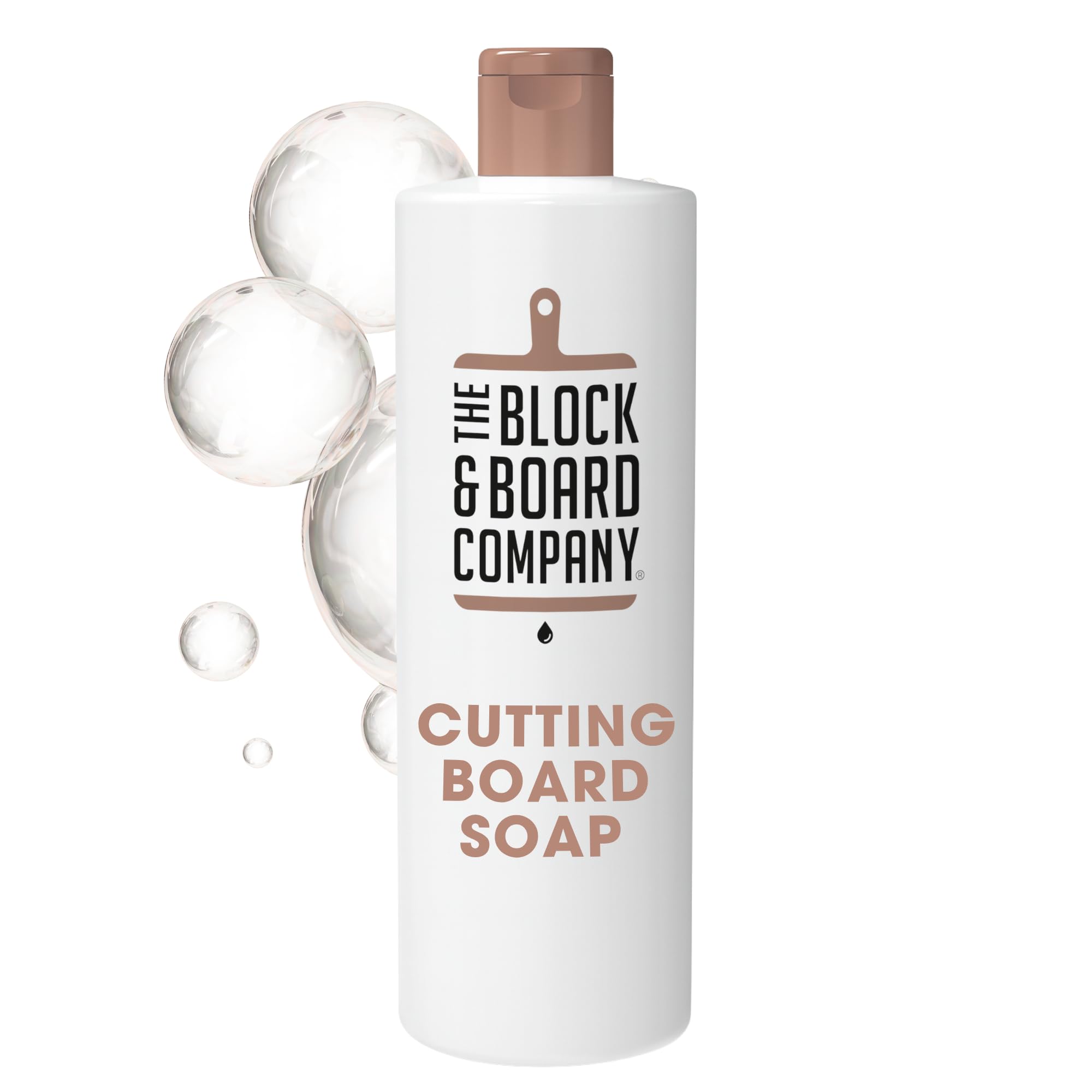 Block and Board Cutting Board Soap | Cleaner for Chopping Board, Butcher Block, Wooden Countertop & Utensils | Cleans and Restores Wood | Specialist Food Grade Cleaning Solution | 250ml