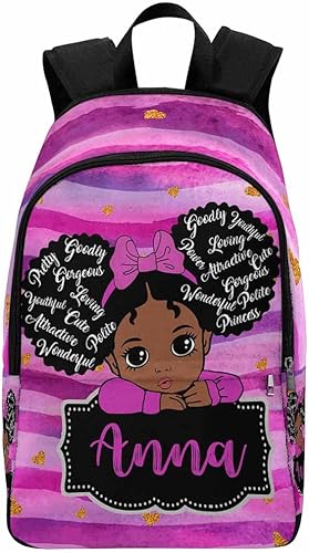 Mochila con nombre personalizado, bolsa de pañales personalizada, mochila informal para mochila unisex, COLOR41, Mochilas Daypack