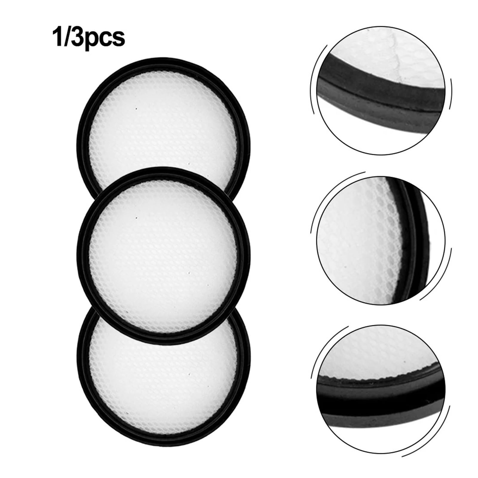 3 Filtros De Repuesto For Aspiradora Inalámbrica, Compatibles Con Vytronix, NIBC22(3 PACK)