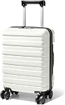 Lekesky 16 Inch Carry On Luggage for Airplanes - Hard Shell Suitcase with TSA Lock, Detachable Spinner Wheels Lightweight ABS Carry On Suitcase for Travel Weekend Trips Men Women, Blue