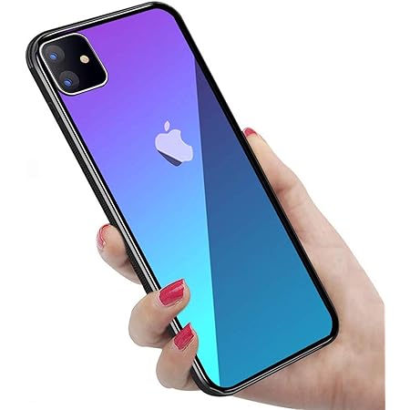 Amazon Iphone 11 ケース 強化ガラス 9h硬度加工 ガラスケース 薄型 6 1インチ 全透明グラデーション Tpuバンパー 滑り止め 全面保護 ストラップホール付き 指紋防止 耐衝撃 Fanmingsidi 家電 カメラ