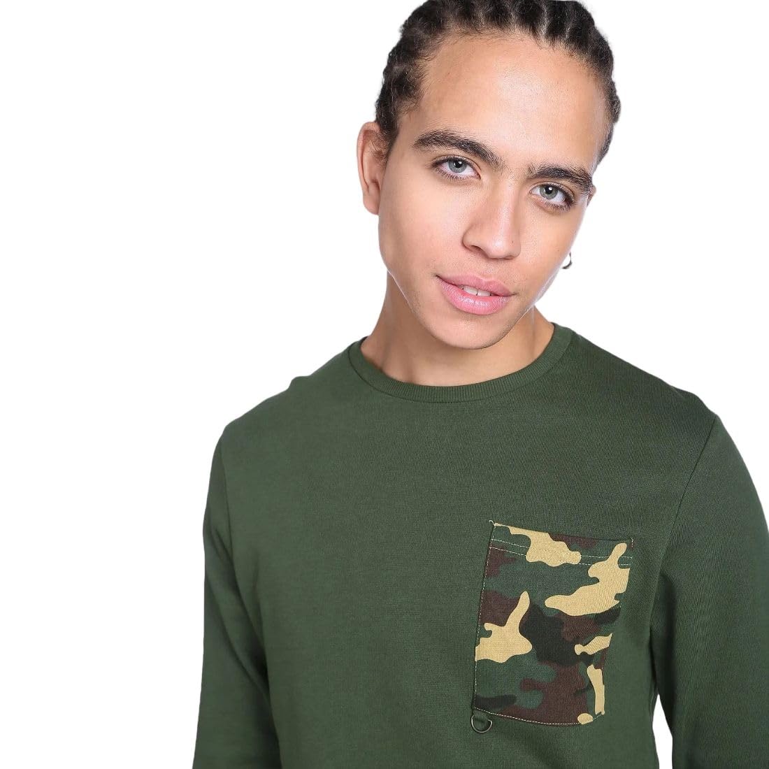 flying machine Men's Regular Fit Sweatshirt| Solid-picture-37