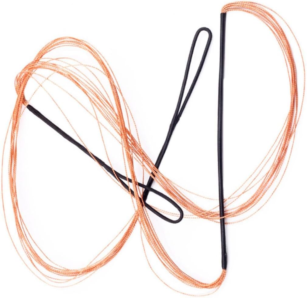 50-Inch Universal Tire Line Bowstring 12-Strand Nylon String for Recurve Bows Practical Archery Accessory for Hunting and Target Shooting