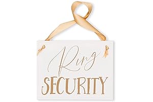 Ring Security Sign: Protect the Rings at Weddings and Ceremonies