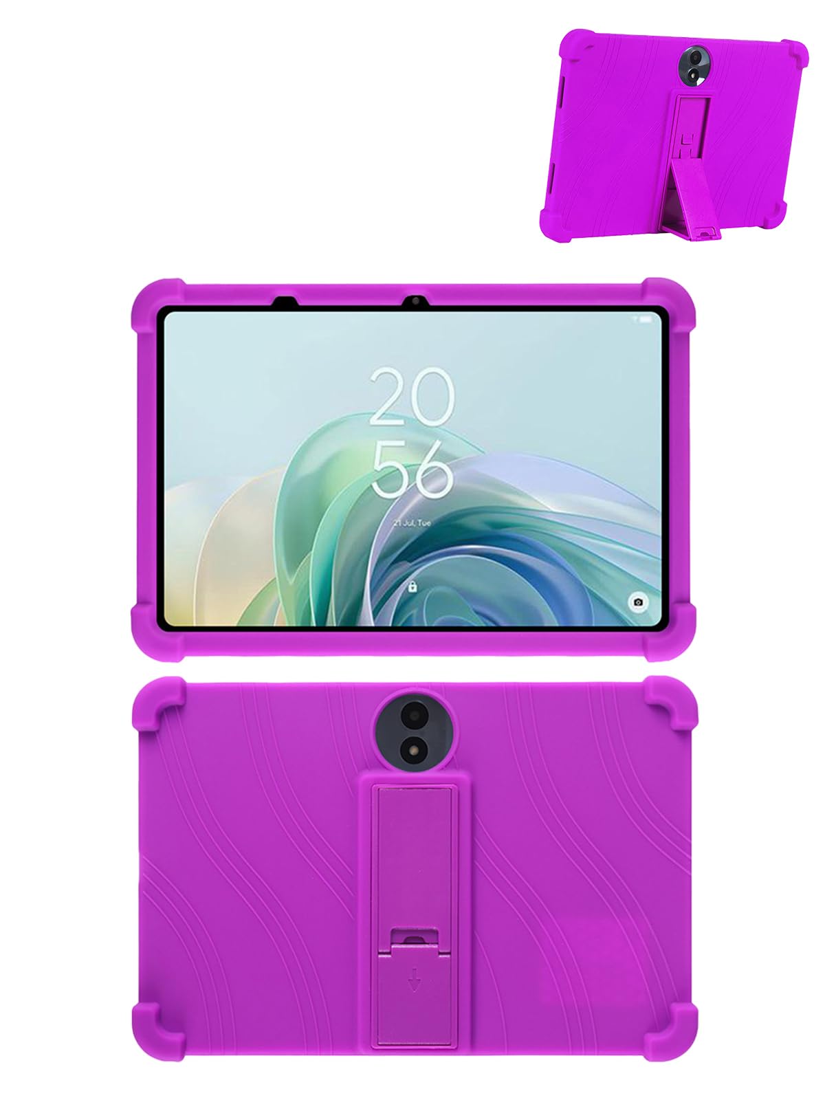 for TCL NXTPAPER 11 Plus Case 11.5 Inch, Soft Silicone Kids Friendly Tablet Cover with Adjustable Stand for Lenovo 11.5 Inch Tablet Case, Drop-Proof (