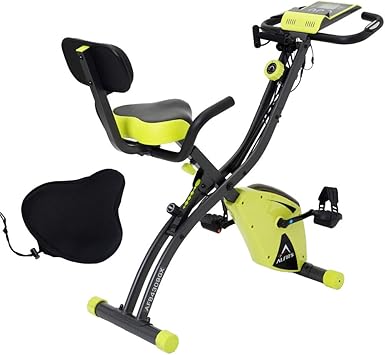 Amazon Alinco アルインコ フィットネスバイク コンフォートバイク2 Afb4309gx 純正サドルカバーデラックス Afb011dx セット 心拍数測定 ペダリング角度調節 エクササイズバンド スマホトレー付き 折りたたみ可能 アルインコ Alinco フィットネスバイク