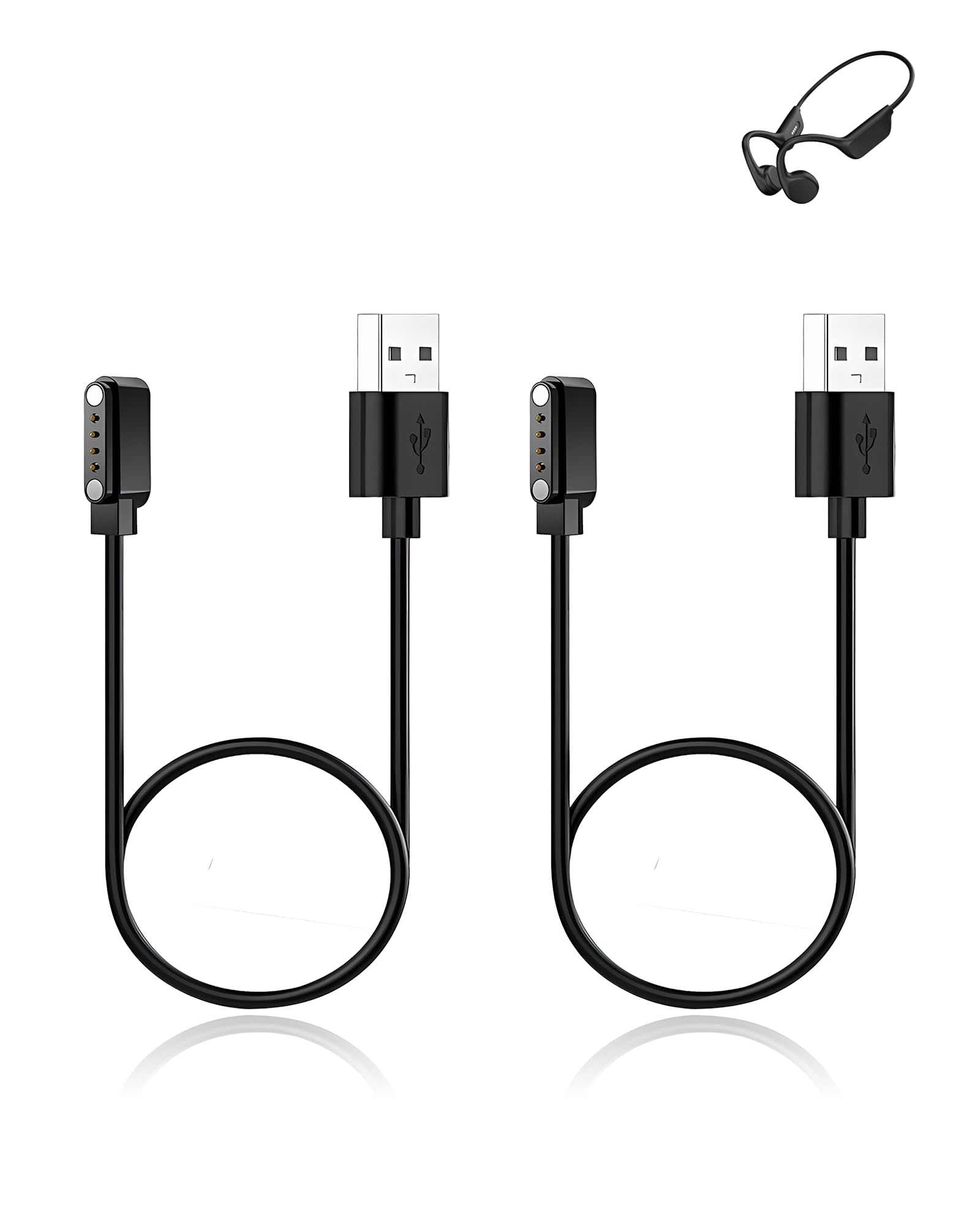 Câble de charge pour écouteurs Langsdom BE17 cordon USB magnétique conduction osseuse - 8