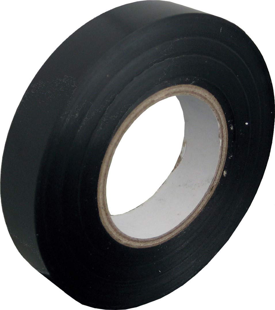 Electraline Black 62379 Insulation Tape 25 M, Diameter 25 Mm,