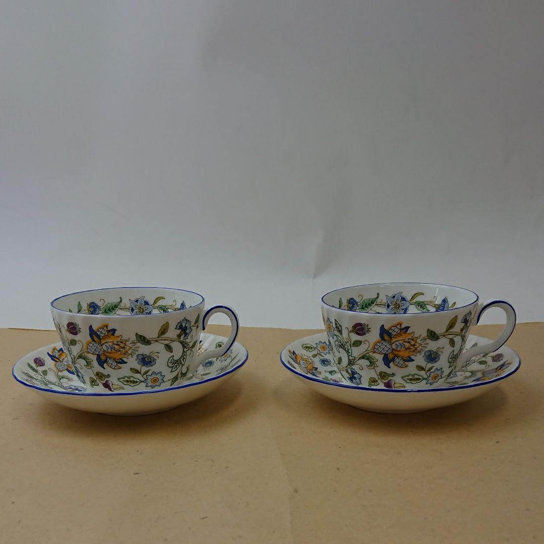 ミントン　ハドンホール　ブルー　ティーカップ＆ソーサー　ペア 楽天市場】ミントン ハドンホール ブルー ティーカップ