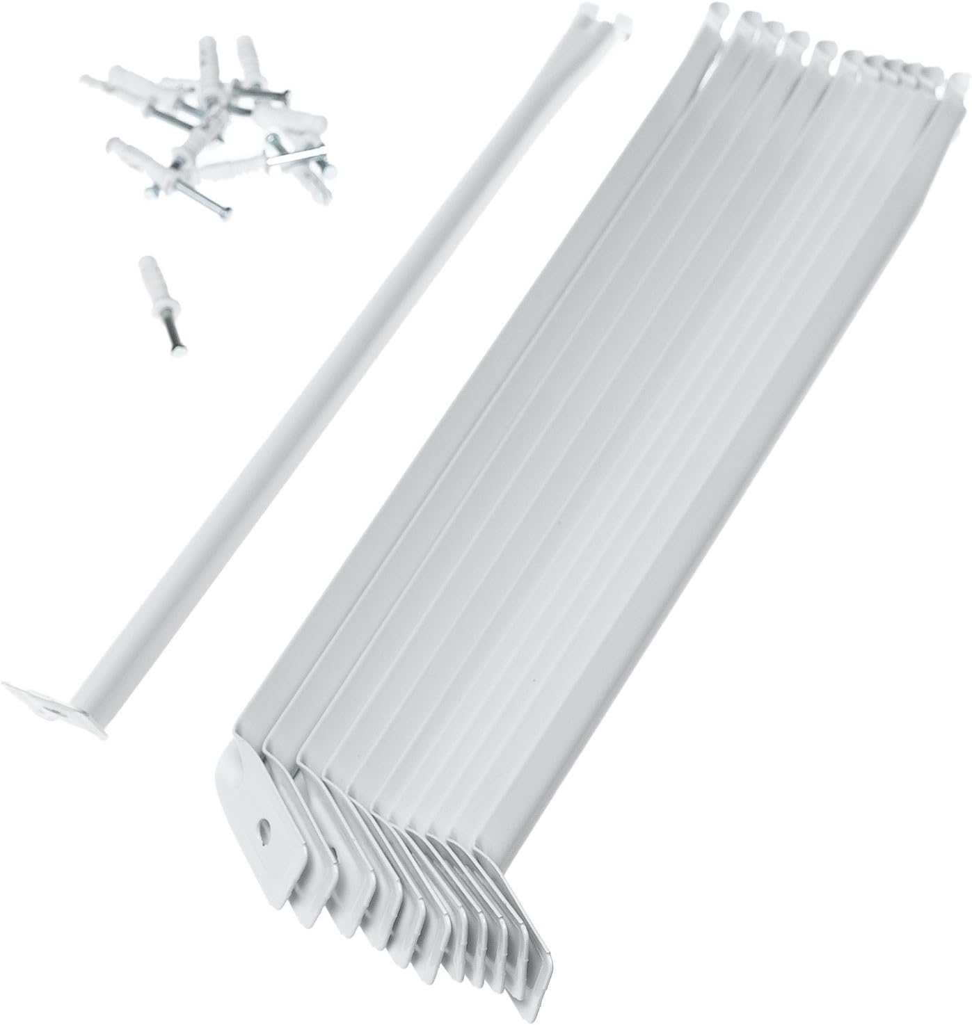 ClosetMaid 12-Inch Shelf Support Brackets, White, 12-Pack #1775