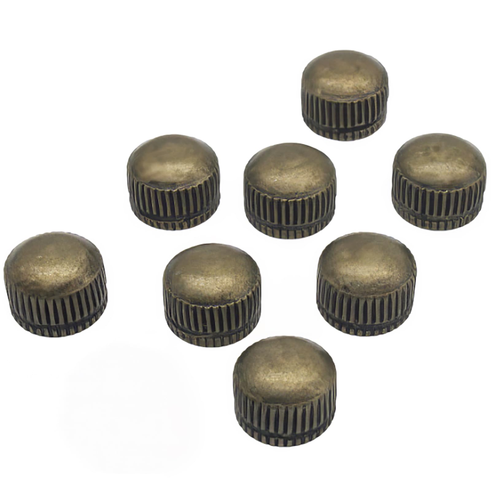 FDXGYH 8 PCS Light Screw Cap M4 x 9 x 11 Lamp Knob Nuts Bronze Female Thread Knurled Decorative Insert Bolt Cover for Most Pendant Lights and Wall