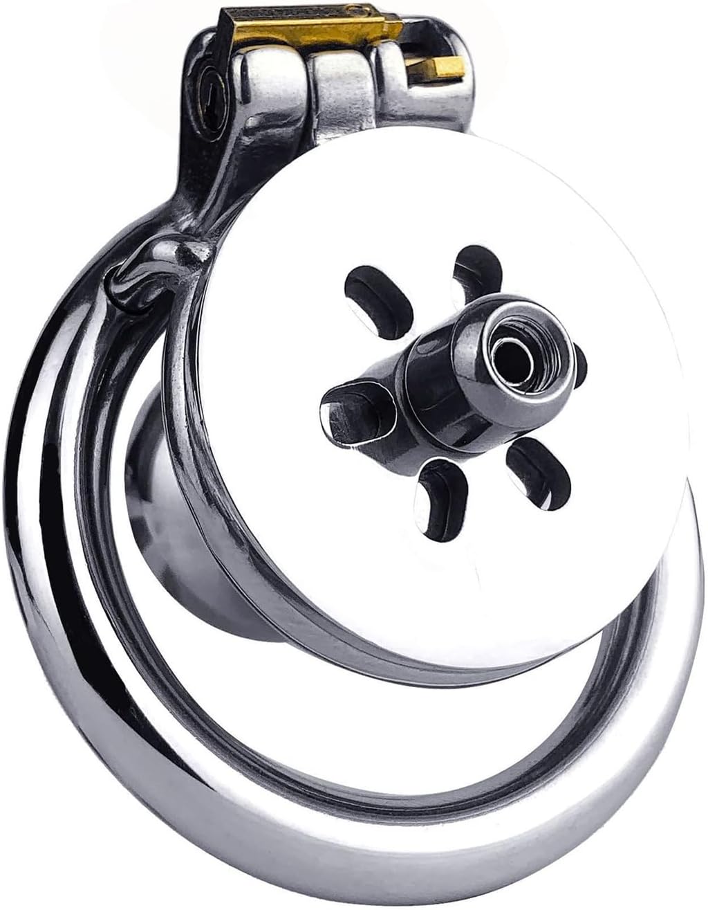 Negative Penis Cage with Simulated Penis Head, Male Stainless Steel Chastity Lock Chastity Device Sex Toy for Male Sissy Penis Training