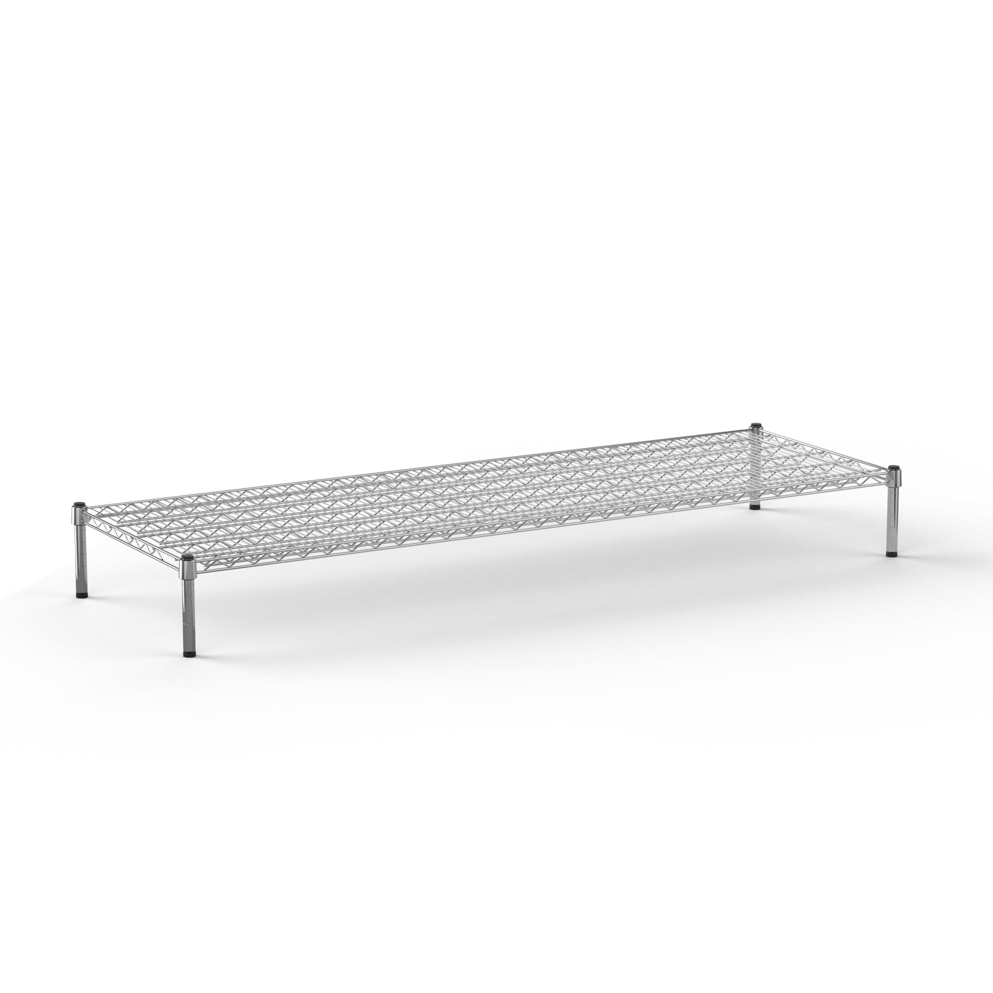 24" Deep x 72" Wide x 8" Height Wire Shelving Kit | 1-Tier | NSF Commercial Storage Rack Unit