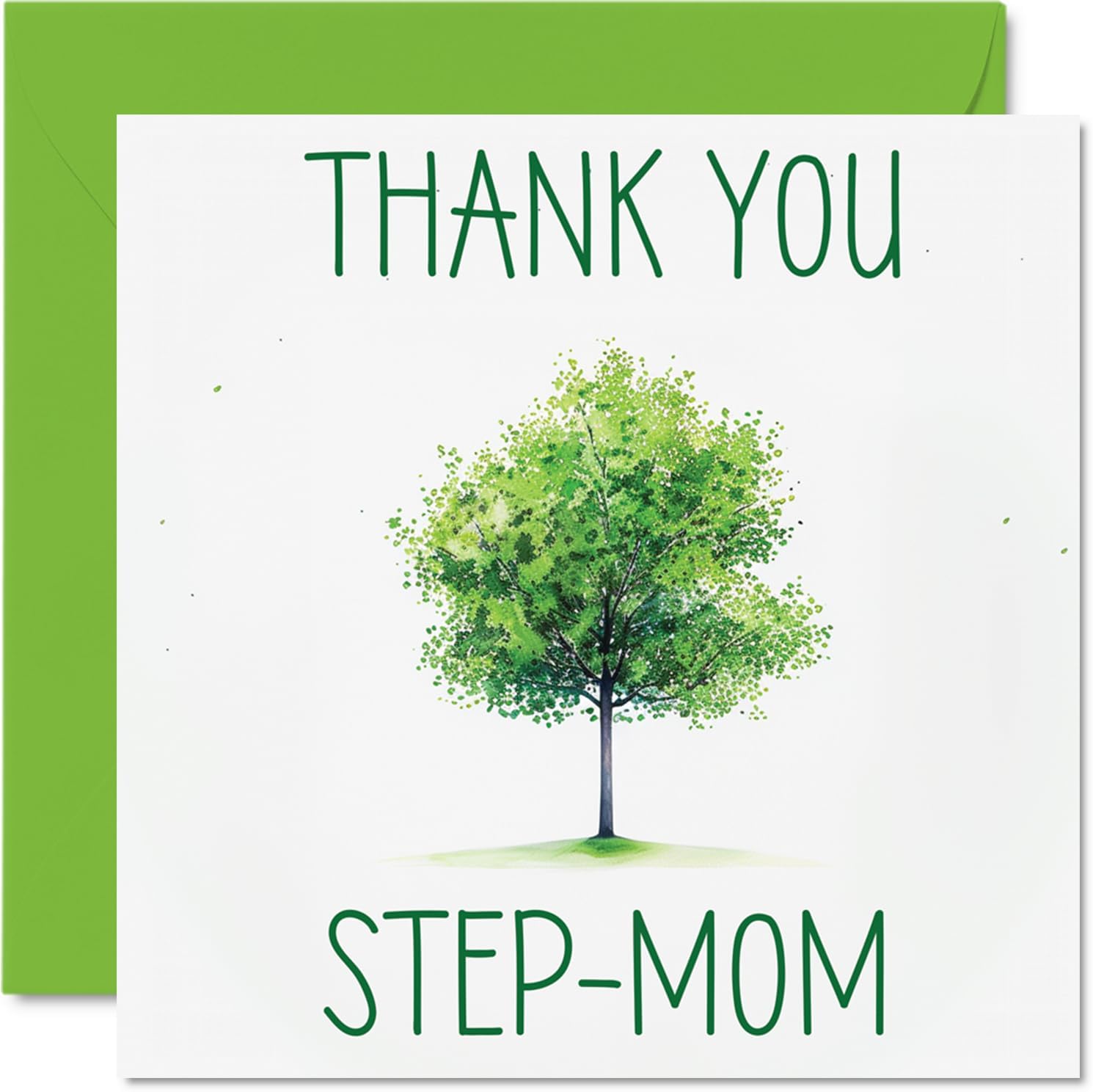 Thank You Cards - Thank You For Being Awesome Colourful Purple Tree - Thankyou Cards for Him Her Men Women, Heartfelt Appreciation Card, 5.7 x 5.7 Inch Thank You So Much Greeting Cards for Gifts