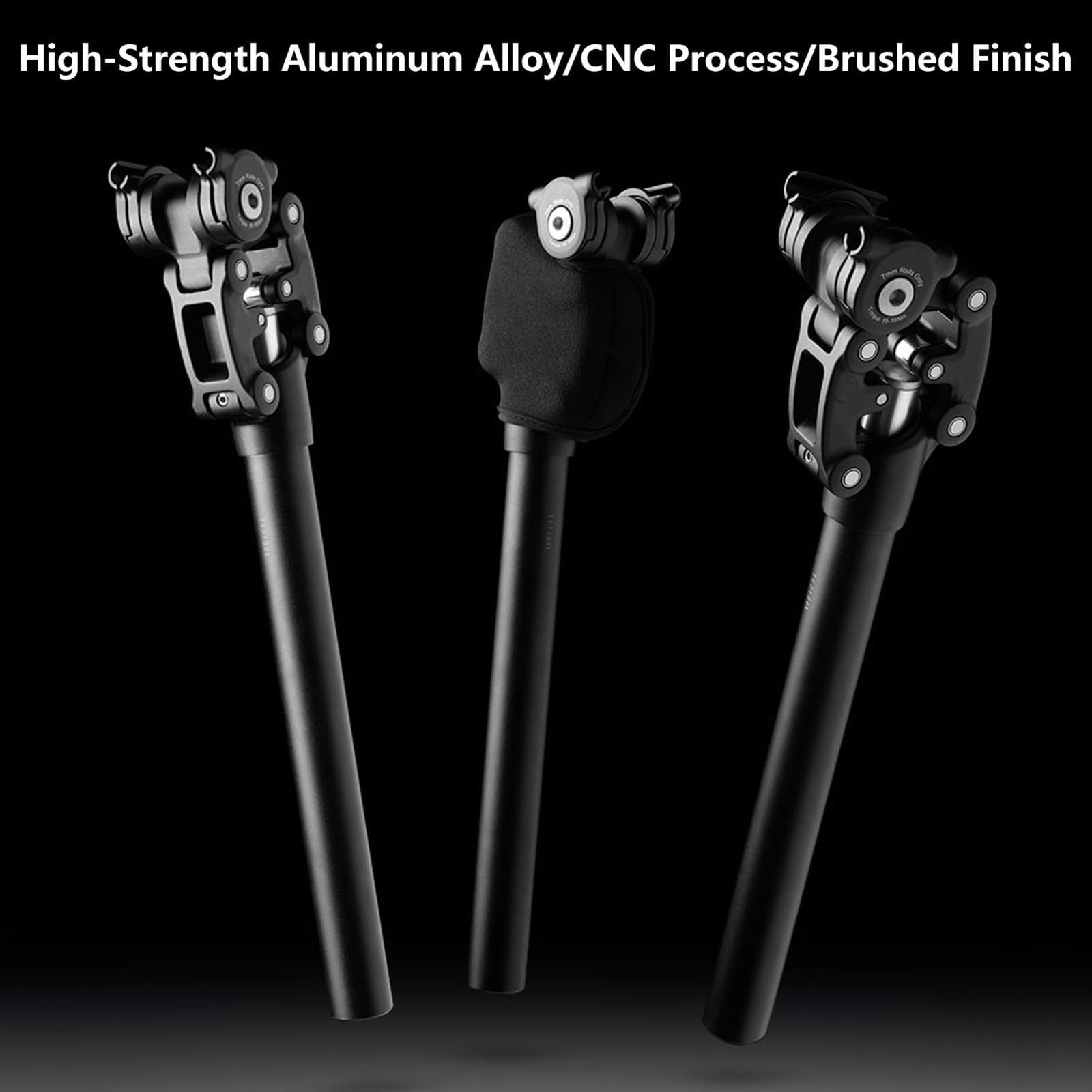 Reggisella ammortizzato da 350 mm per Bicicletta con Manicotto di riduzione e Manicotto di Protezione, SP 12 NCX Mountain Bike - Ammortizzatore per Sella, reggisella ammortizzato,