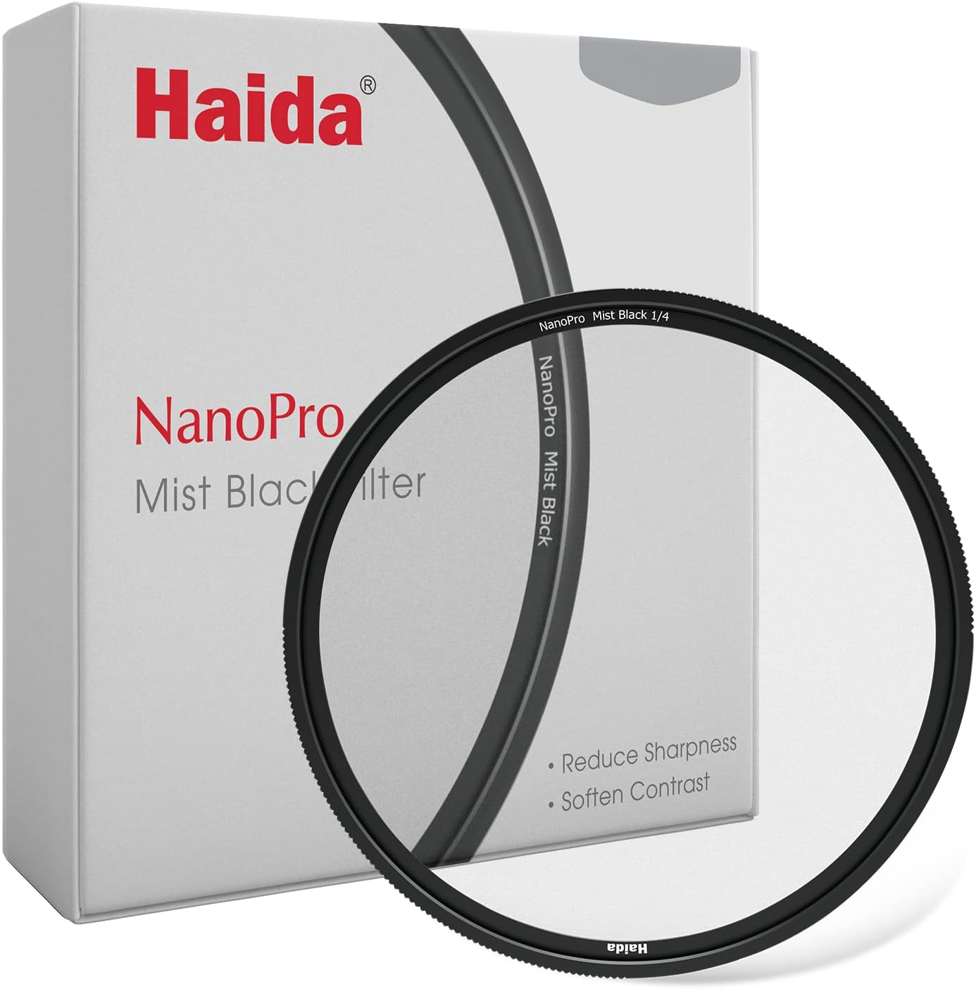 Haida NanoPro Filtro de efecto cinematográfico multicapa, color negro, 14, enfoque suave, filtro de vidrio óptico, filtro de efectos de disparo de