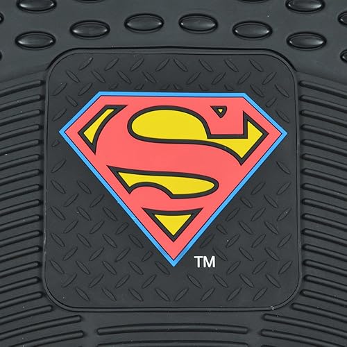 Miniatura 2 de BDK Superman - Alfombrillas de superhéroe para automóvil, con licencia oficial de Warner Bros DC Comics, protección interior para todo tipo de
