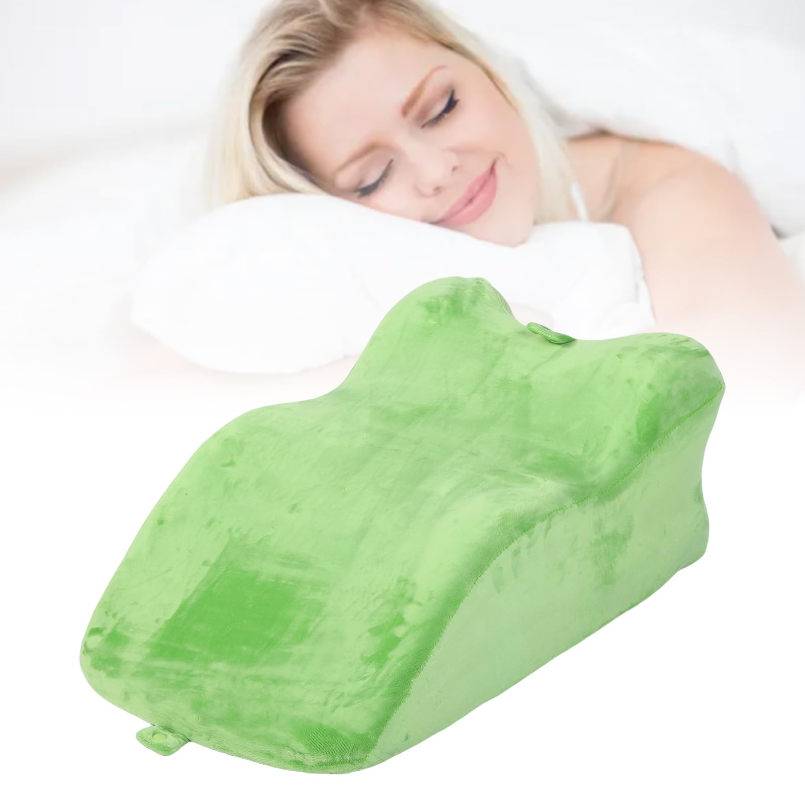 Poduszka Klinowa z poduszką z pianką zapamiętującą Kształt, Nadająca się do Prania i Ergonomiczna do Czytania i Spania