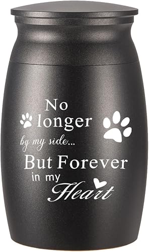 Urnas para cenizas de mascotas, pequeña urna de recuerdo de 2.8 pulgadas de alto, mini urnas de cremación para cenizas, soporte conmemorativo para