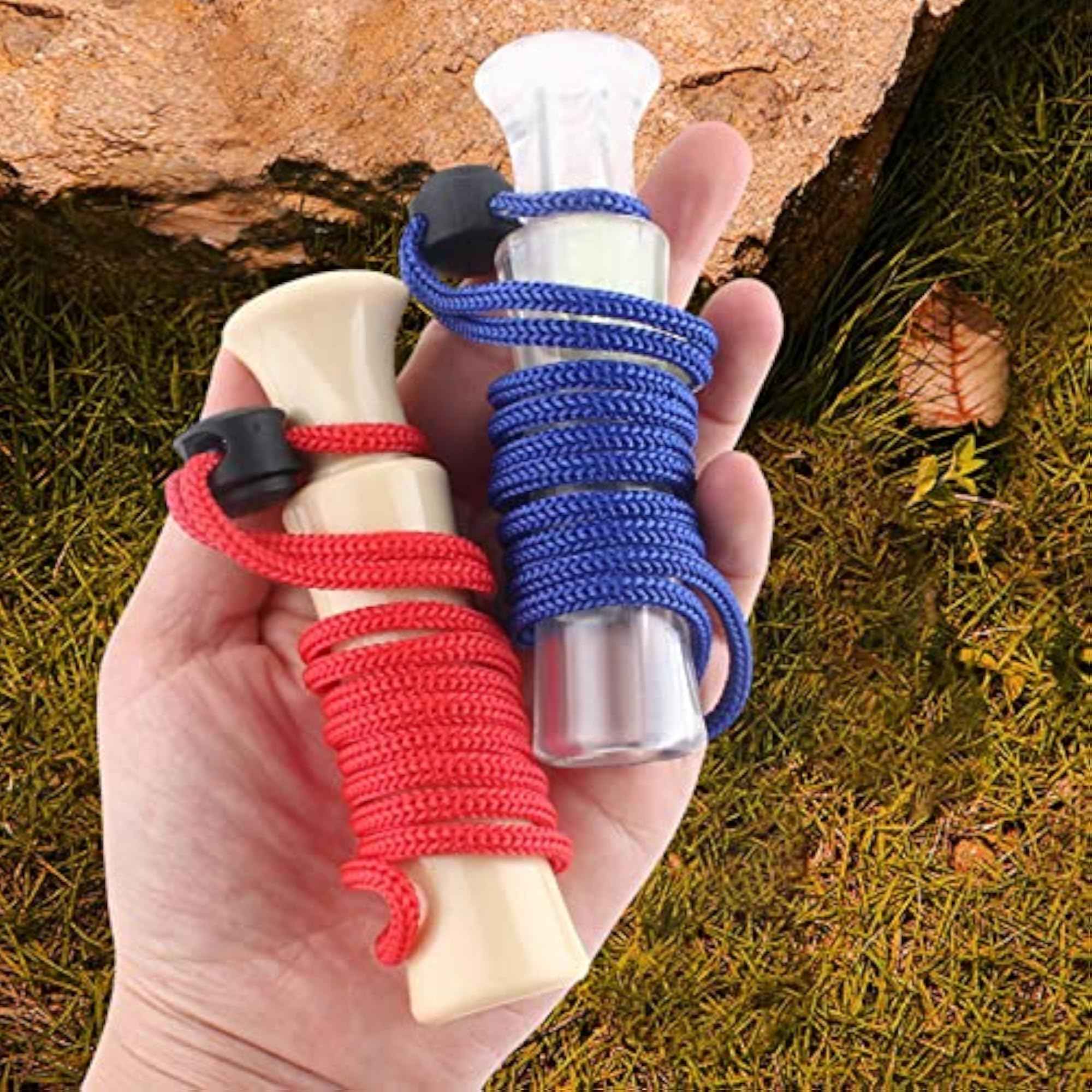Duck Call Whistle with Rope Decoy Gear