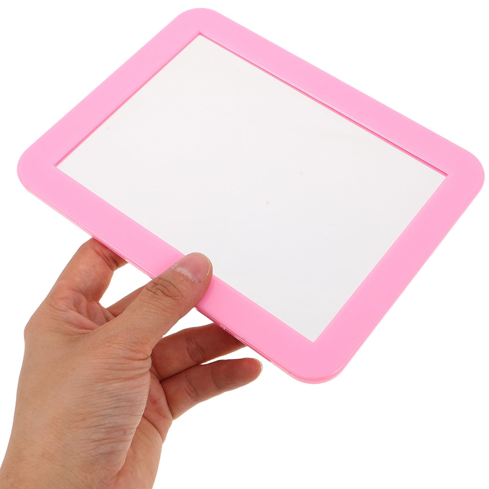 Generico 12 Pezzi Specchio Magnetico in Plastica Infrangibile Bordi Arrotondati e Colori Vivaci per Progetti Artistici e Aule Prescolari