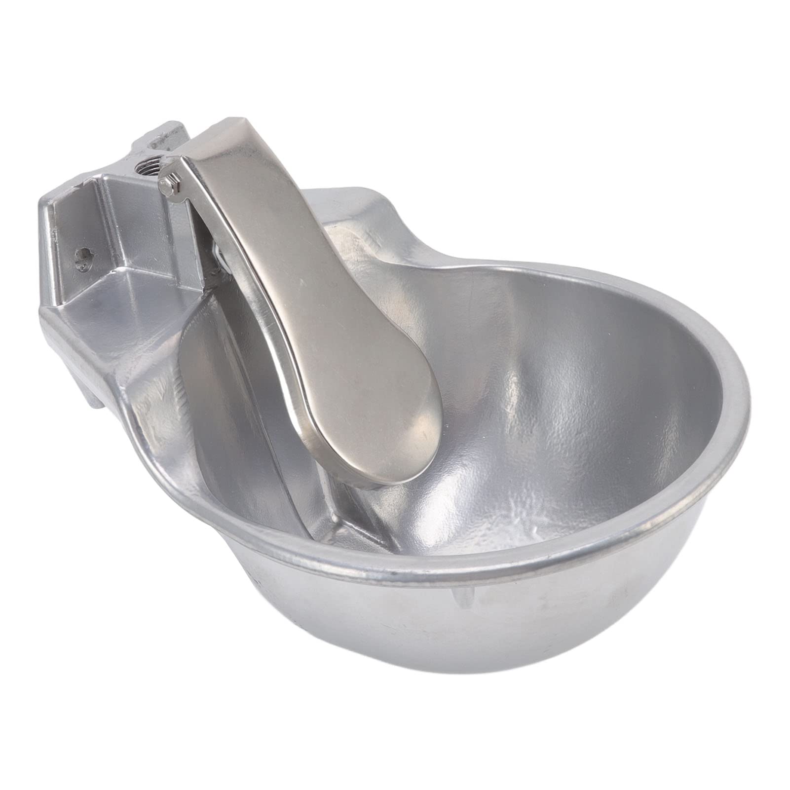 Bebedero Automático para Ganado, Fregadero de Agua con Diseño de Aleación de Aluminio Resistente para Perros, Cabras, Caballos, Vacas, 22x27x20cm