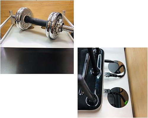 Miniatura 5 de Ace Select - Estante de aluminio montado en la pared, estante flotante AV, caja de TV, estantes de componentes para enrutador, consolas de juegos,