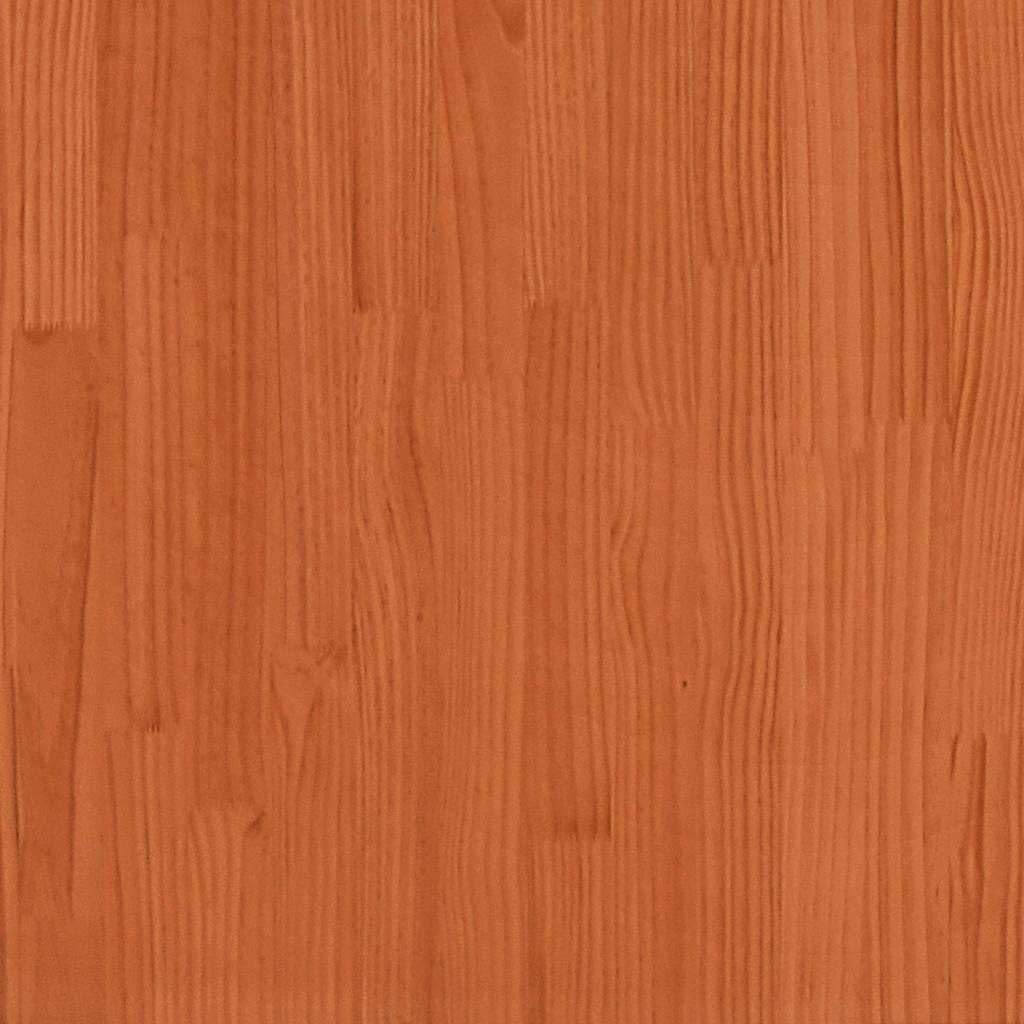 Macetero marrón cera de madera maciza de pino 110 x 40 x 23 cm con suelo abierto para drenaje, ideal como maceta, maceta, bancal elevado para jardín, balcón, terraza, uso en interiores y