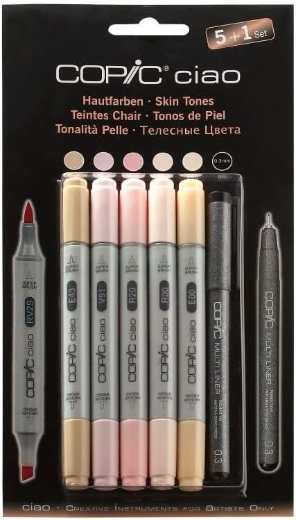 ciao Set 5+1 Skin Tones