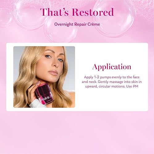 Miniatura 5 de Parivie That's Restored Overnight Repair Crème - Crema de noche rica en omega con tecnología juvenil inPHinite y complejo de cuidado nocturno -