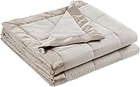 Madison Park Windom Grey Twin Down Alternative Blanket - Lightweight Microfiber All-Season with 3M Moisture Wicking & Satin Trim