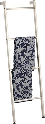 mDesign - Escalera sin metal para colocar toallas, con 4 niveles