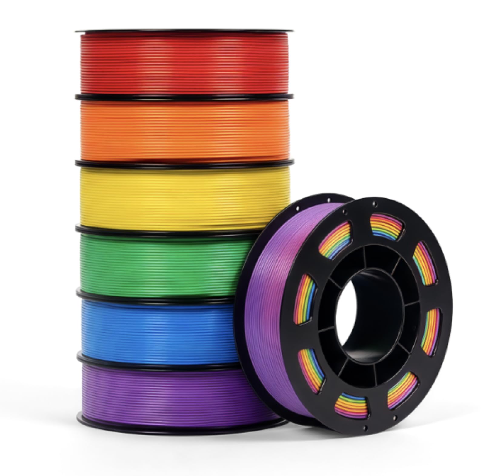 UGEE Filamento per stampante 3D in PLA da 1,75 mm, bobina da 250 g (0,25 kg), precisione dimensionale +/- 0,02 mm, compatibile con la maggior parte delle stampanti 3D FDM, bobina da 250 g (0,25 kg