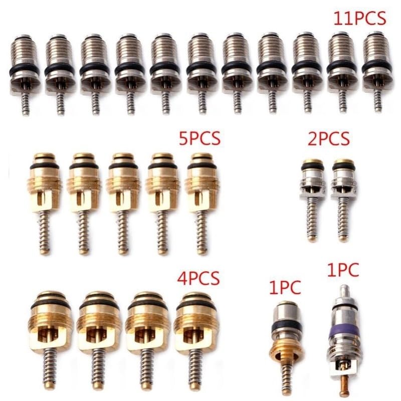 134Pcs Auto A/C Core Ventile Automotive Klimaanlage Sortiment Kit R134A