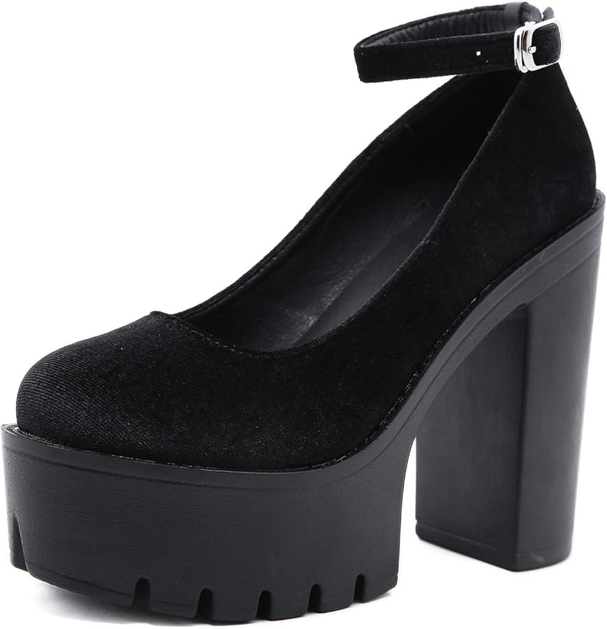 Amazon | [IJGE] 13cmヒール ストーム 大きいサイズ パンプス 厚底