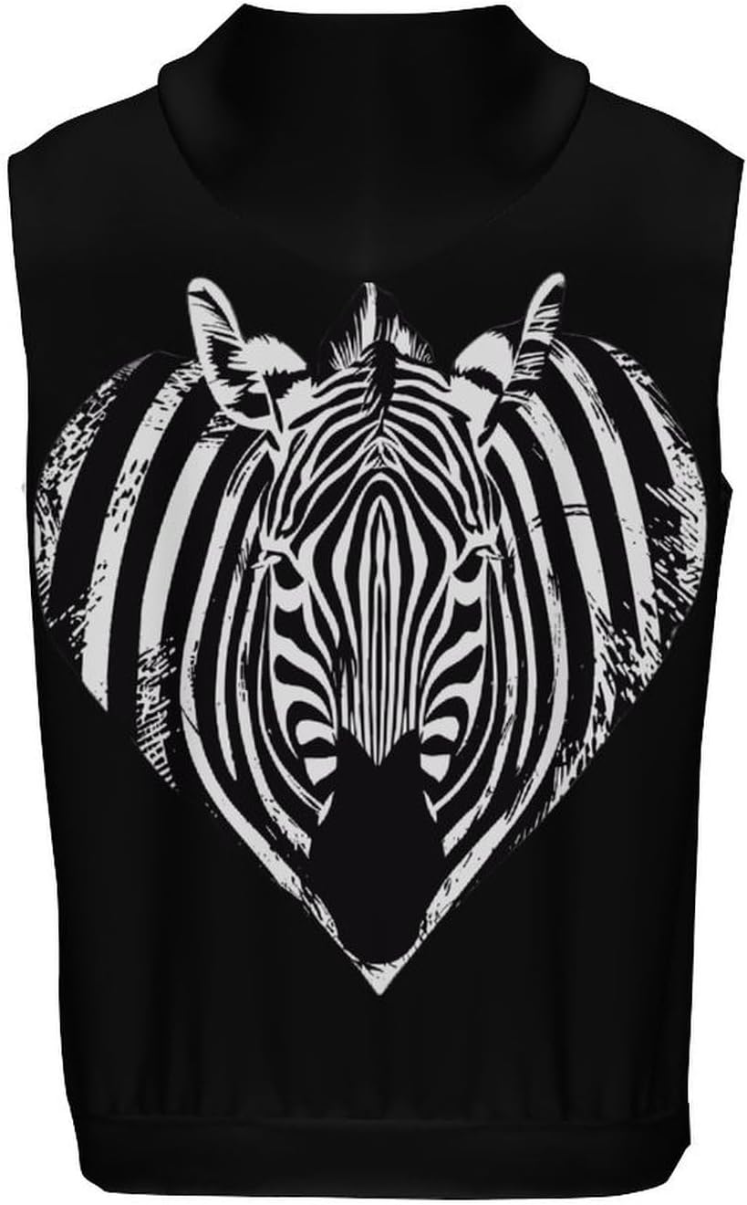 Men's Workout Hooded Tank Tops Sleeveless Muscle Gym T-Shirts