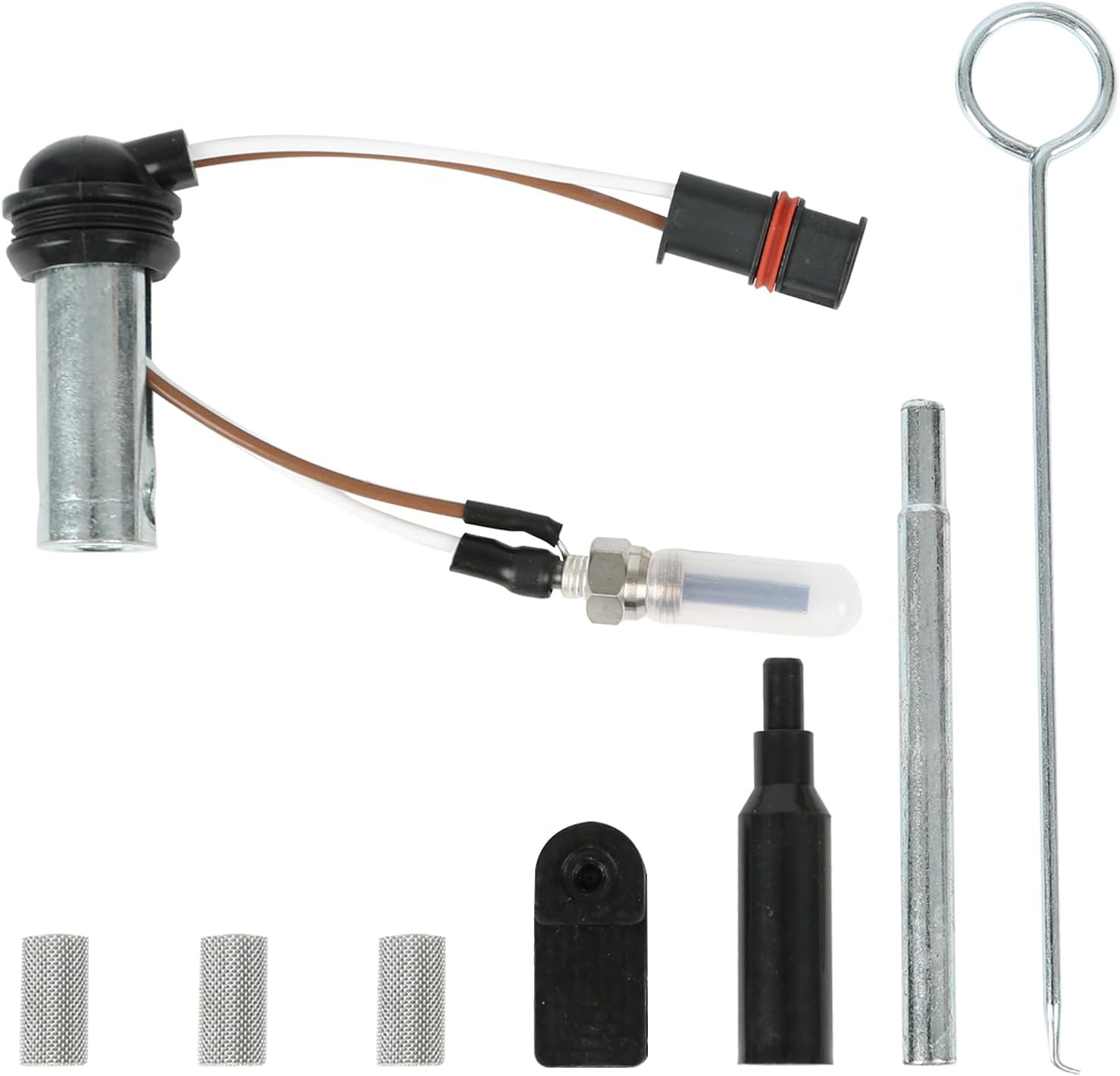 12V Diesel Heater Glow Plug Service Kit Parking Heater Glow Plug Rebuild Kit Removal Fitting Tool Glow Plug Strainer Screen Tool fits for Eberspacher Airtronic D2 D4 D4S Heater