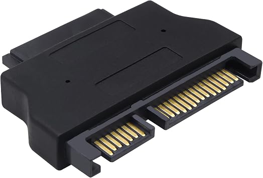 Slimline SATA 13Pin Female to 22Pin Male Converter Adapter