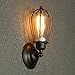 Produktbild Wandleuchte innen Industrielle Wandleuchten 180 Grad justierbarer LOFT Wandhalterung amerikanisch Village Restaurant Balkon Barn Korridor Licht (Color : Metallic)