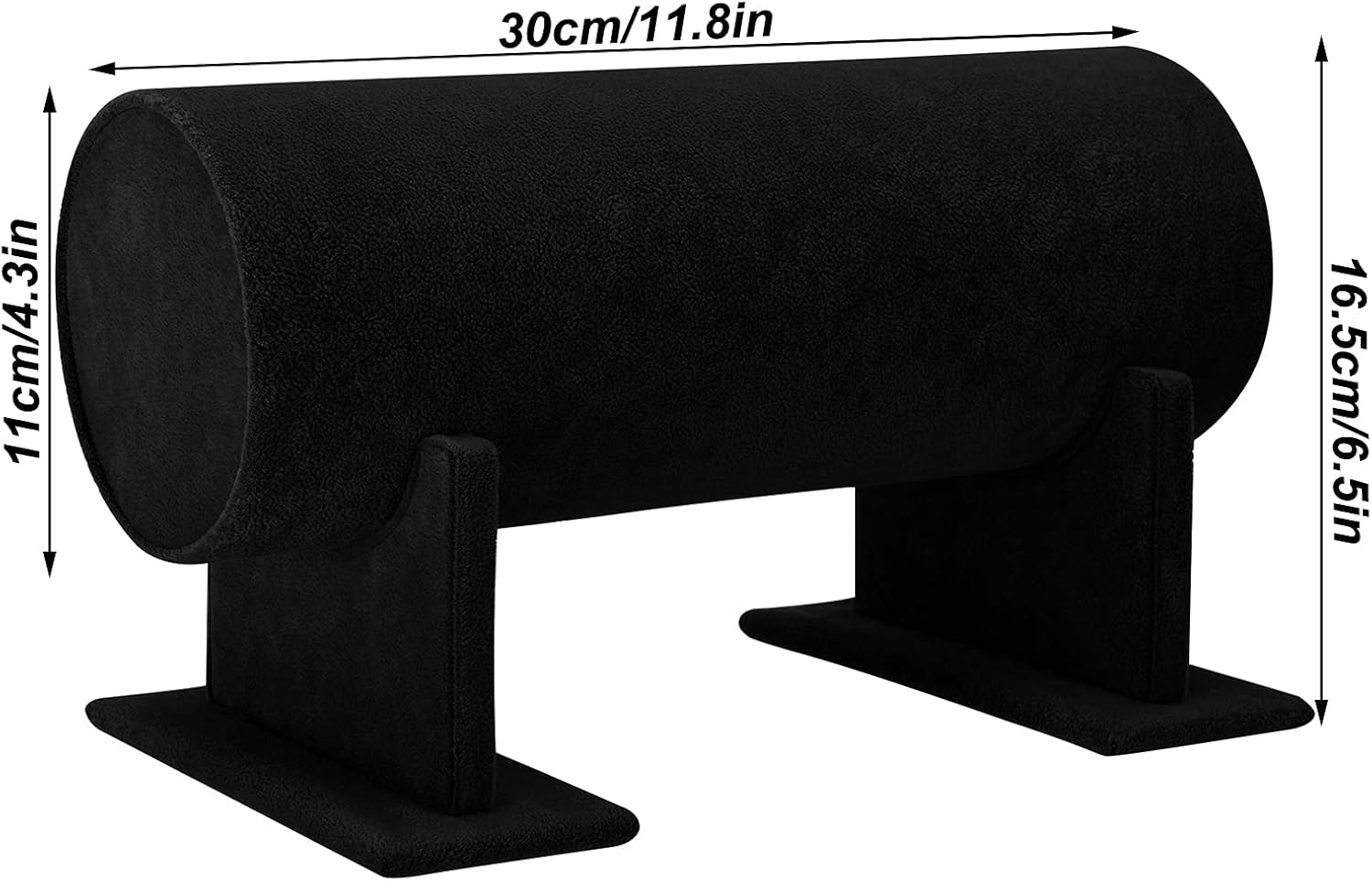 Develoo Jewelry Display Stand Headband Holder Velvet Detachable Hair Hoop Jewelry Showcase Organizer for Hair Clasp, Headbands, Headpieces, Decorative Chains