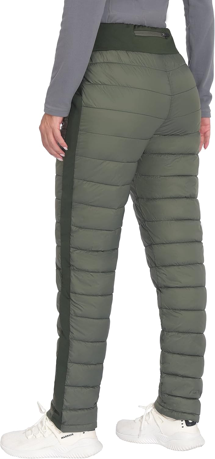 Little Donkey Andy Women's Puffer Pants Lightweight Warm Puffy Quilted Pants Winter Snow Ski Trousers - Image 2