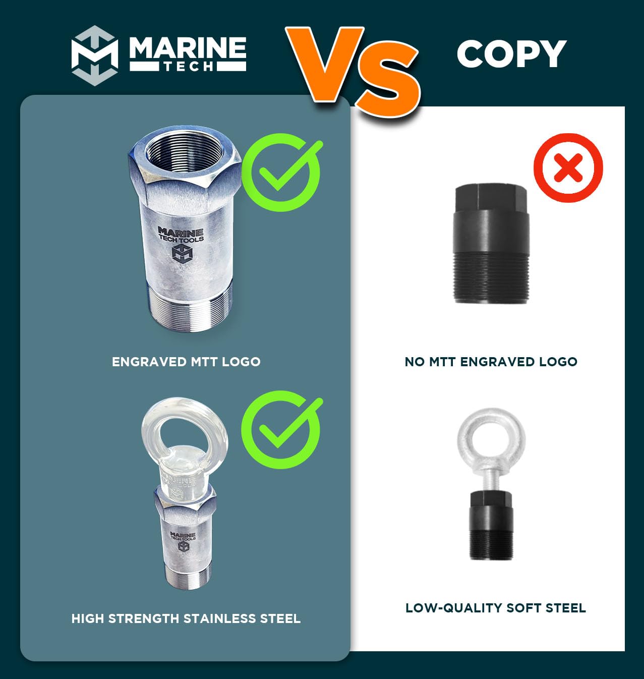 Marine Dynamics Stingray TE-1 Torque Equalizers for Classic JR and Classic SR Hydrofoils - Black