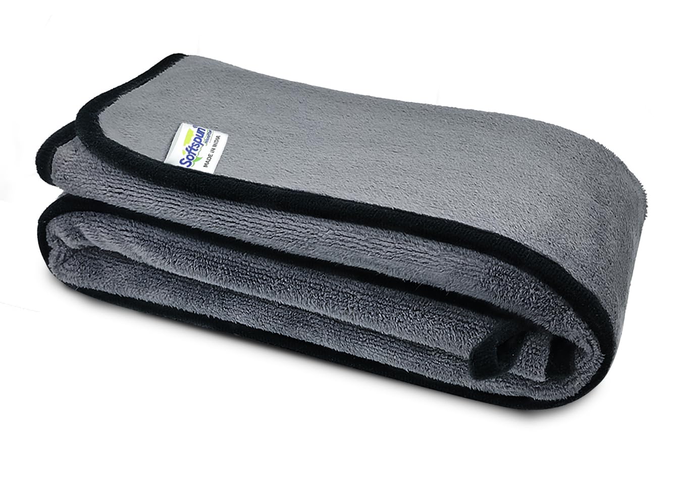 SOFTSPUN Microfiber Super Absorbent Cloth 500 GSM 35X75 cms Packof 1 Grey! Highly Absorbent Lint and Streak Free Multi -Purpose Wash Cloth for Kitchen Window Stainless Steel Silverware. (B0CL4JR1PX) Amazon Price History, Amazon Price Tracker