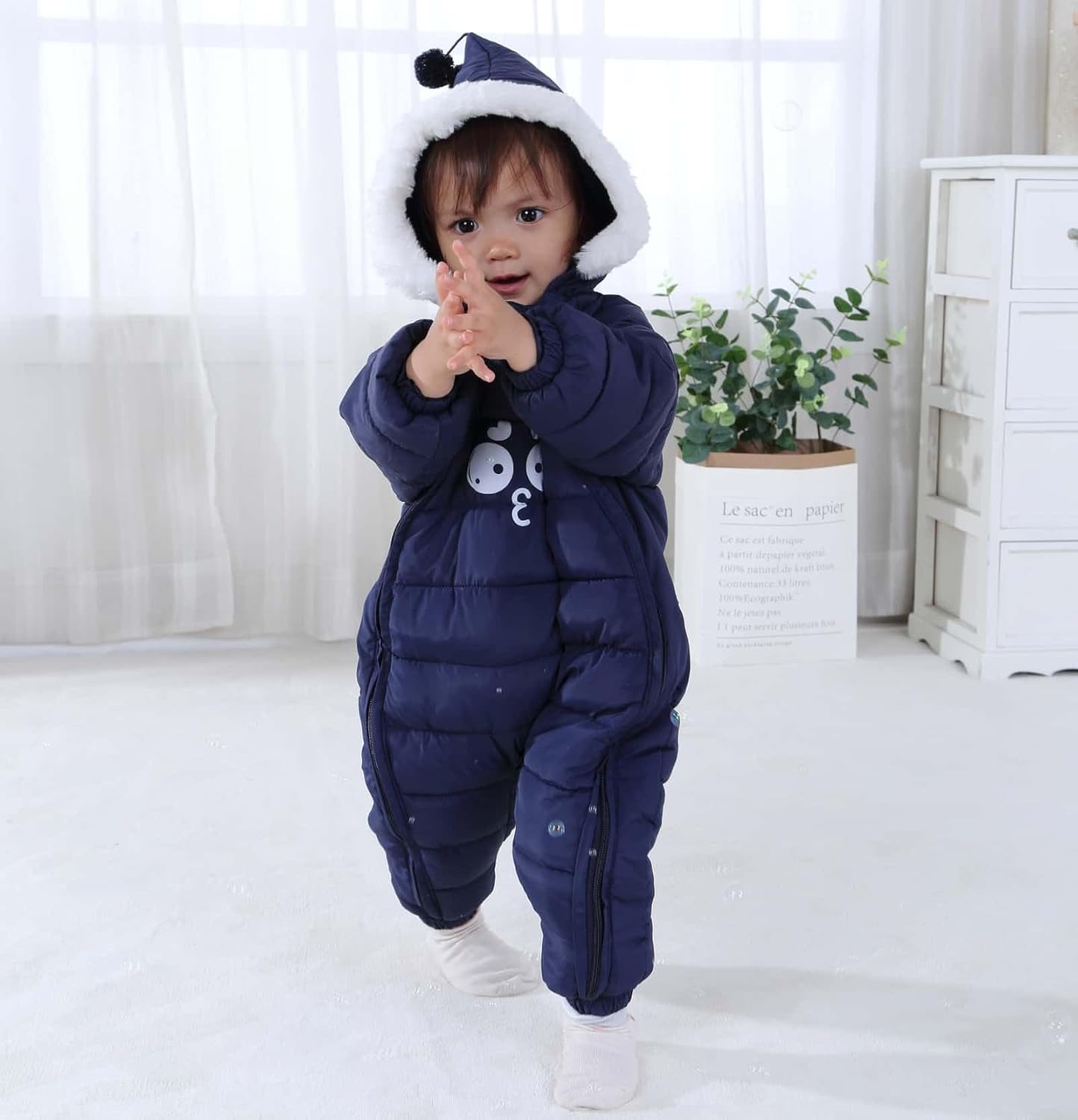 Ohrwurm Baby Boy Snowsuit Infant Girl Winter Clothes Toddler Jumpsuit Coat Jacket Outfit Hoodied