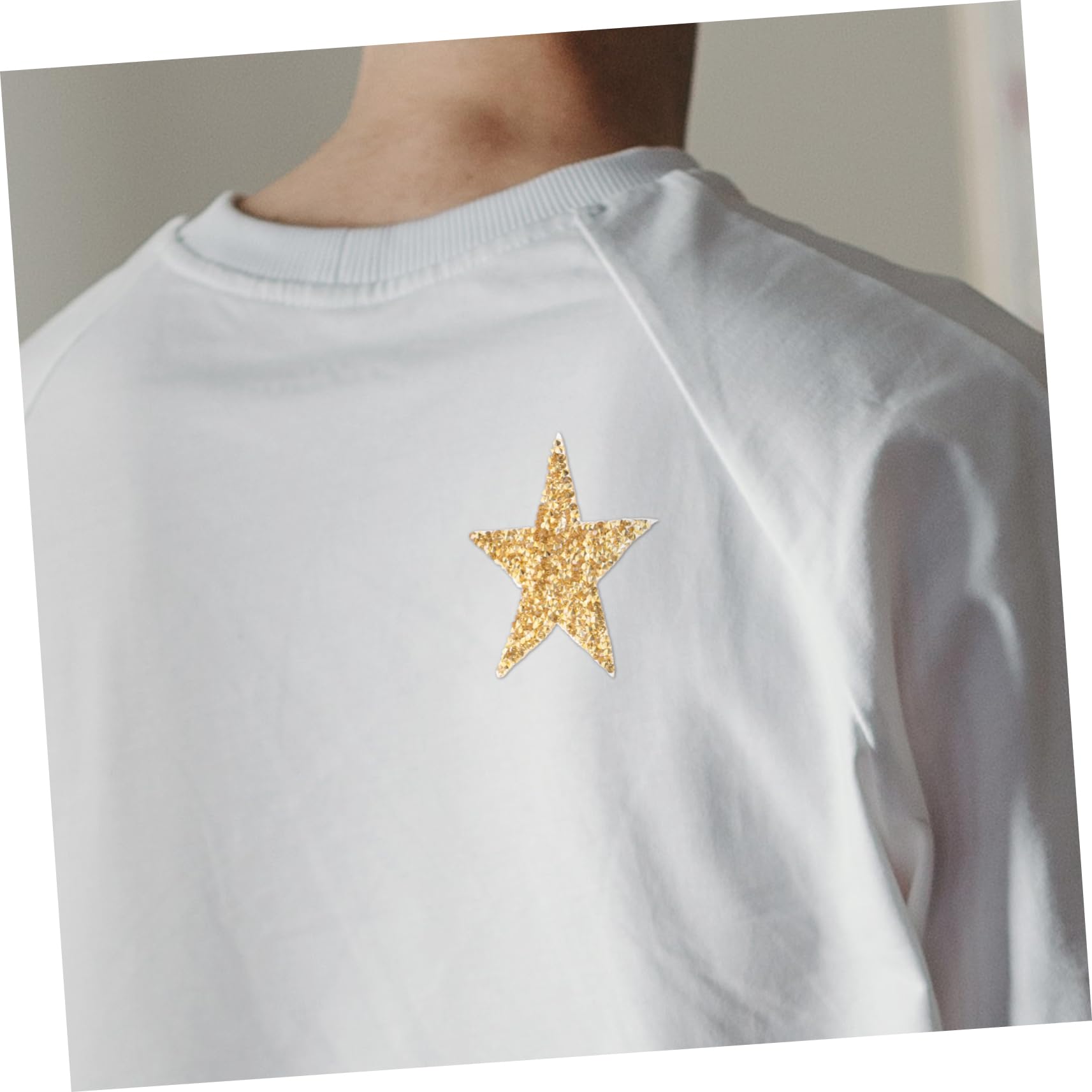 jojofuny 3 Set Patches Glitter Forma Stella Toppe Termoadesive Per Abbigliamento E Accessori Fai Da Te Decorazioni Per Borse E Riparazioni E Varie 30 Pezzi * 3