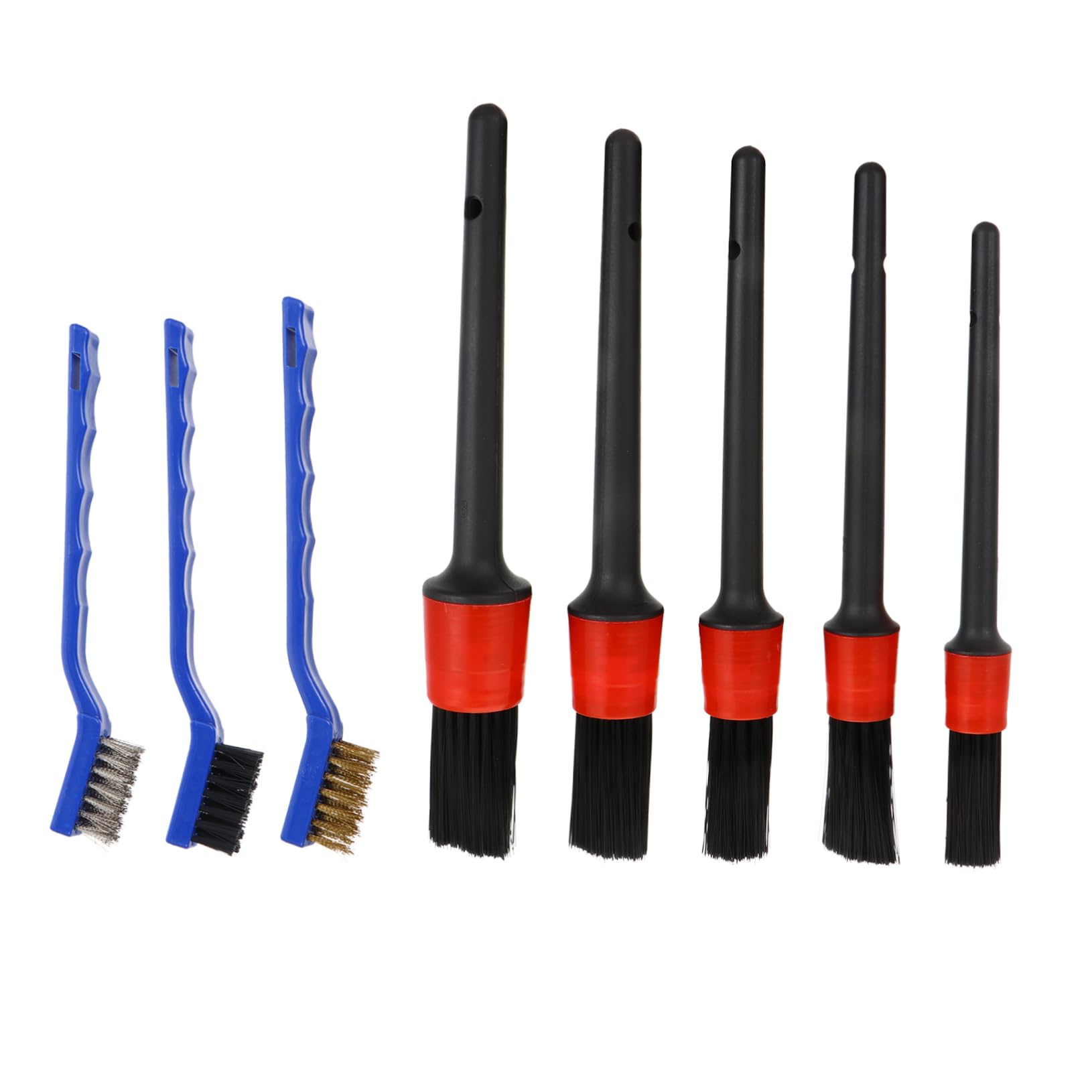 OSOLADY 1Set Car Detailing Brush Automotive Cleaning Kit for Air Vents Rims and Hard to Reach Areas No Parts Ergonomic Design for Cars Rvs and Motorcycles