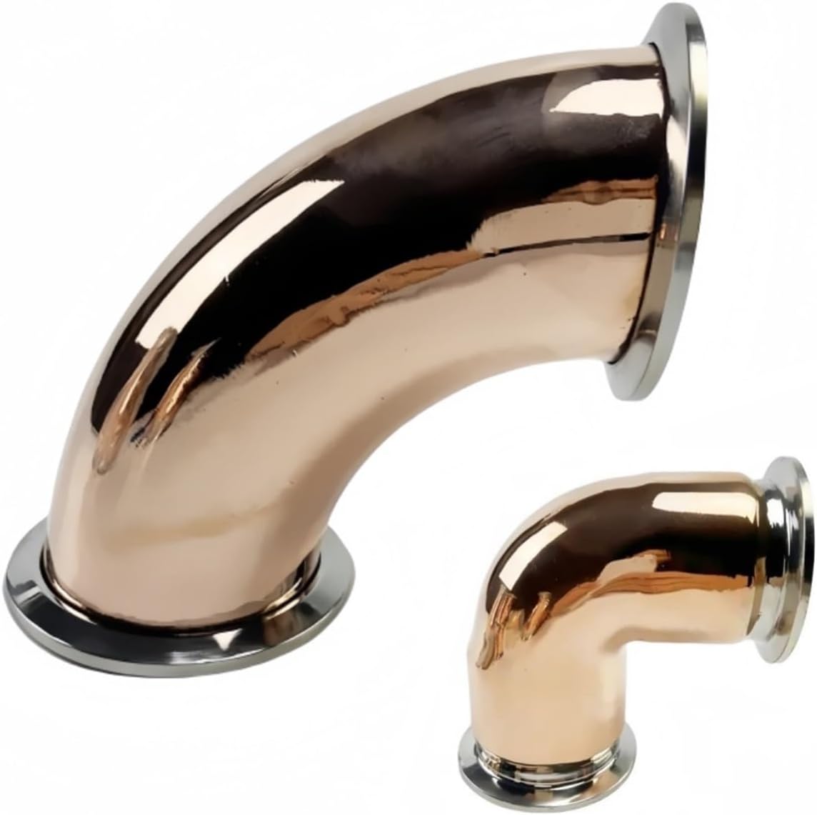 1pcs 2inch (51mm) OD64mm 90 Degree Copper Elbow Reducer Suitable For Home Brewing Distillation Accessories(Type 1)