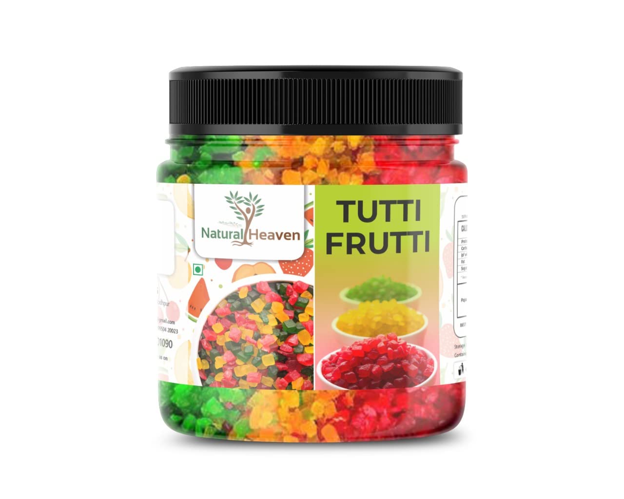 Nutri Hub Tutti Frutti | Fresh Cherries | Sweet Cherry Toppings for cake icecream and deserts (200 g)