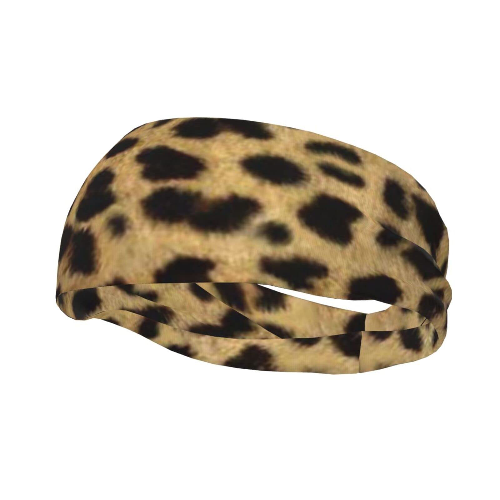 4 Stück Leopardenmuster Haarbänder - Rutschfeste Stirnbänder Für Damen